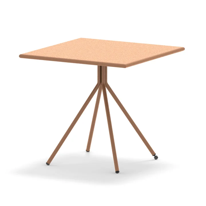 Vermobil - Twist tafel, 80 x 80 cm, corten
