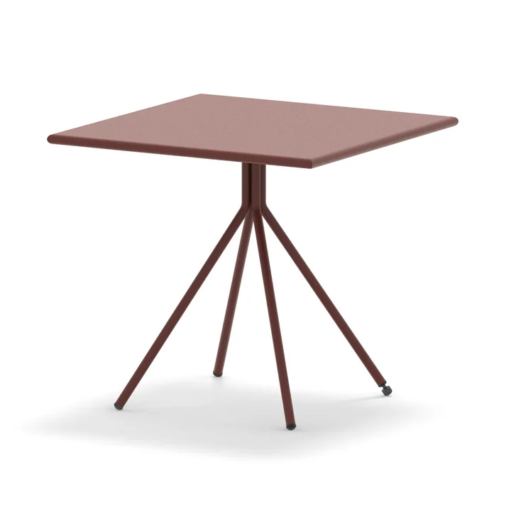 Vermobil - Twist tafel, 80 x 80 cm, terracotta