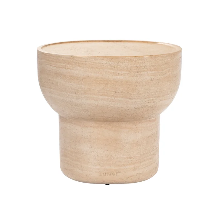 Zuiver - Noble Ovale bijzettafel, beige