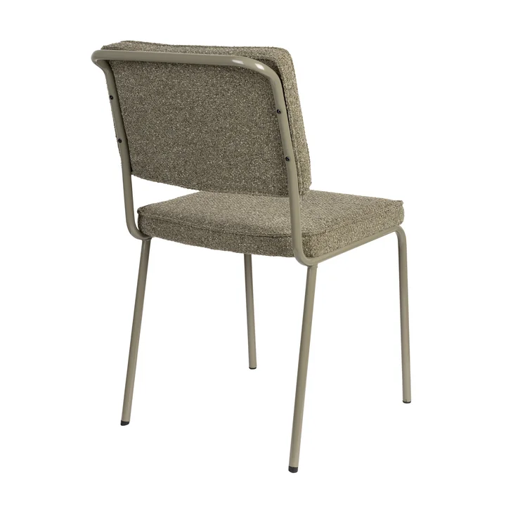Zuiver - Buddy Beklede stoel, olijfgroen