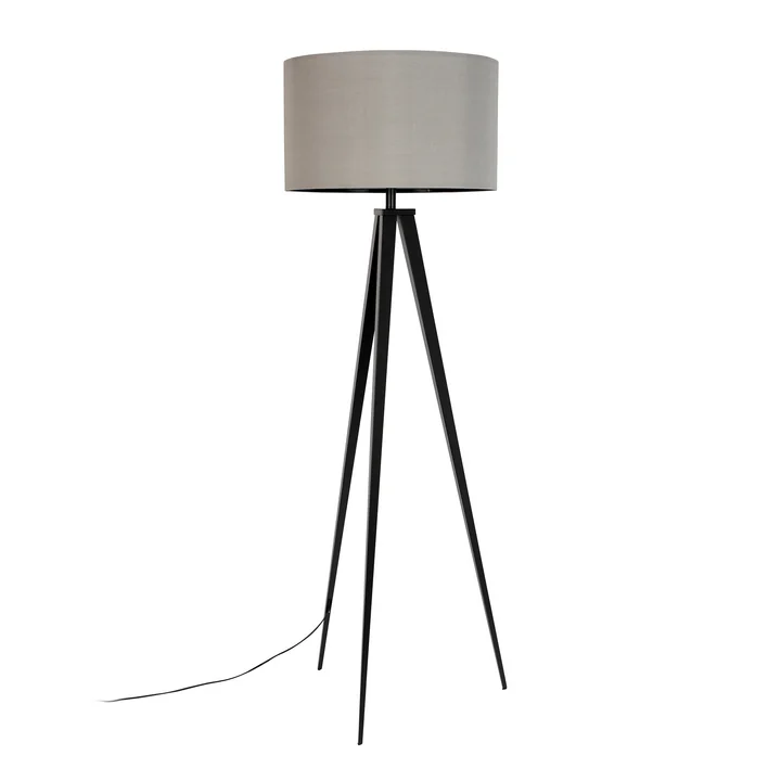 Zuiver - Tripod Staande lamp, zwart/grijs