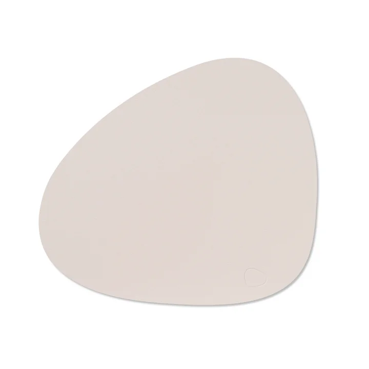 Placemat Curve M, 31 x 35 cm, Nupo soft nude van Lind DNA