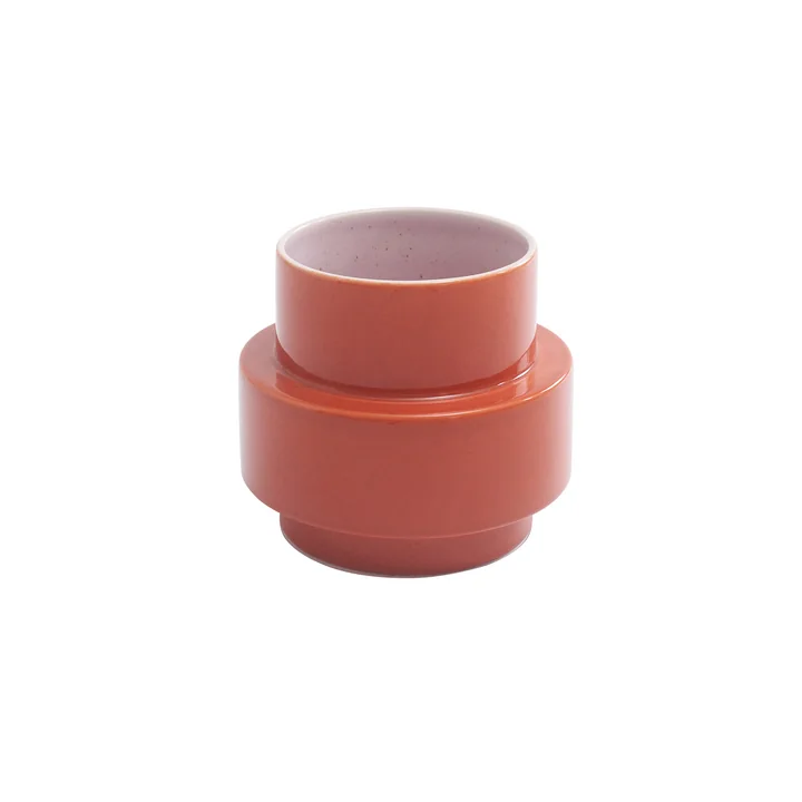 Acapulco Design - Los Floreros vaas, Ø 19 cm, natuurlijk oranje / gepekeld rosé