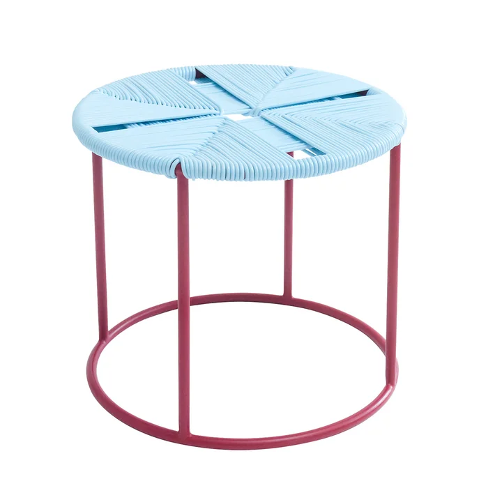 Acapulco Design - De bijzettafel, ICDMX_1, blauw / bordeaux rood