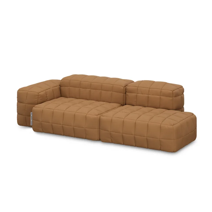 OUT Objekte unserer Tage - Henn Sofa 10, 245 x 105 cm, cognac (Haku 0351 van Kvadrat)