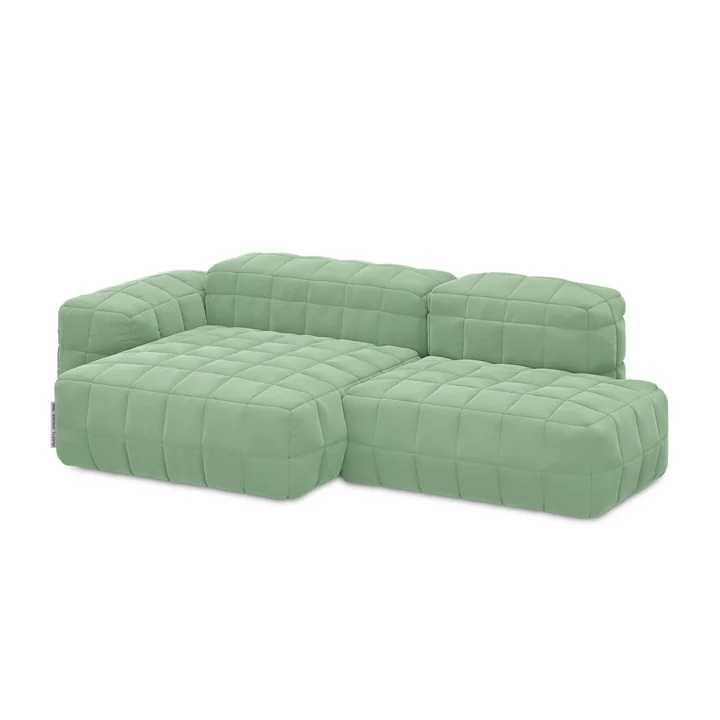OUT Objekte unserer Tage - Henn Sofa 02, 245 x 140 cm, pistache (Asator 0834 van Kvadrat/Raf Simons)