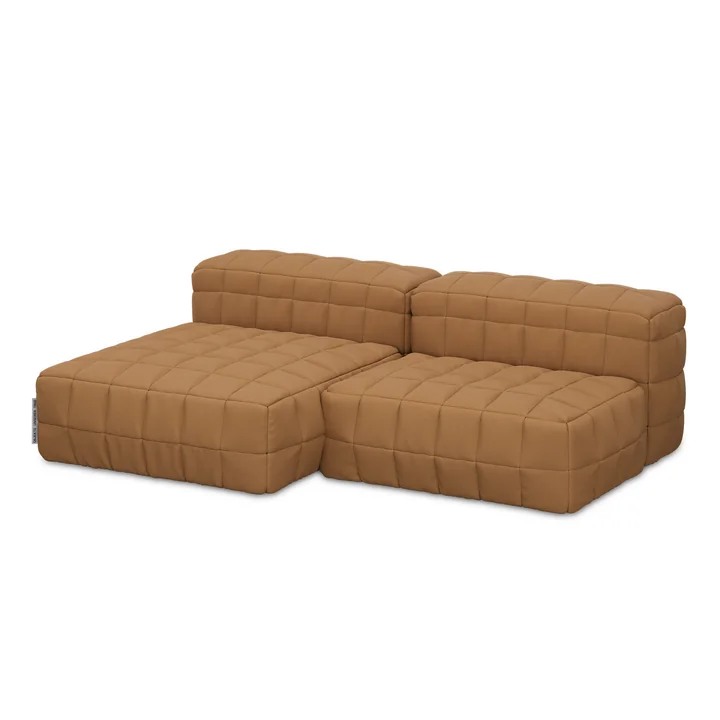 OUT Objekte unserer Tage - Henn Sofa 01, 210 x 140 cm, cognac (Haku 0351 van Kvadrat)