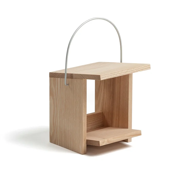 side by side - Birds Inn Vogelhuisje, 18 x 17 cm, geolied essenhout