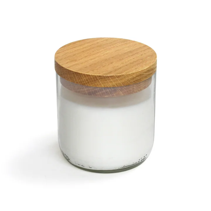 side by side - Kaars in glas, Ø 7,5 cm, helder