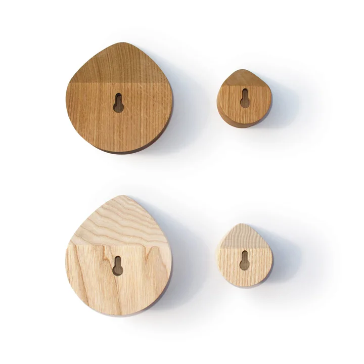 side by side - OI Wandhaken, eiken en essen natuur