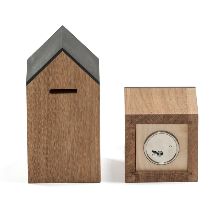 side by side - Sparhaus, groot, 155 x 80 cm, geolied eiken