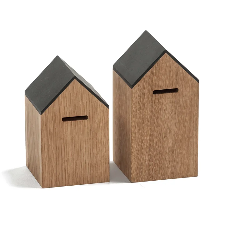 side by side - Sparhaus S en L, geolied eiken