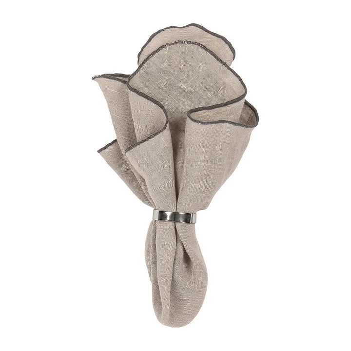 Broste Copenhagen - Gracie servet, 45 x 45 cm, taupe warm grijs
