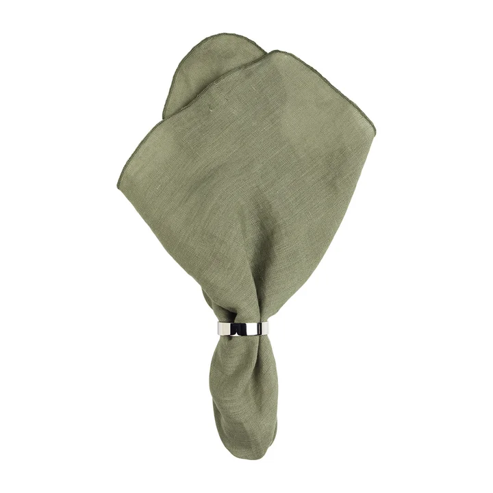 Broste Copenhagen - Gracie servet, 45 x 45 cm, Tijm