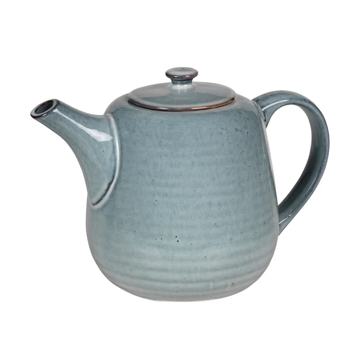 Broste Copenhagen - Nordic Sea Theepot, 1,3 l, zacht blauw