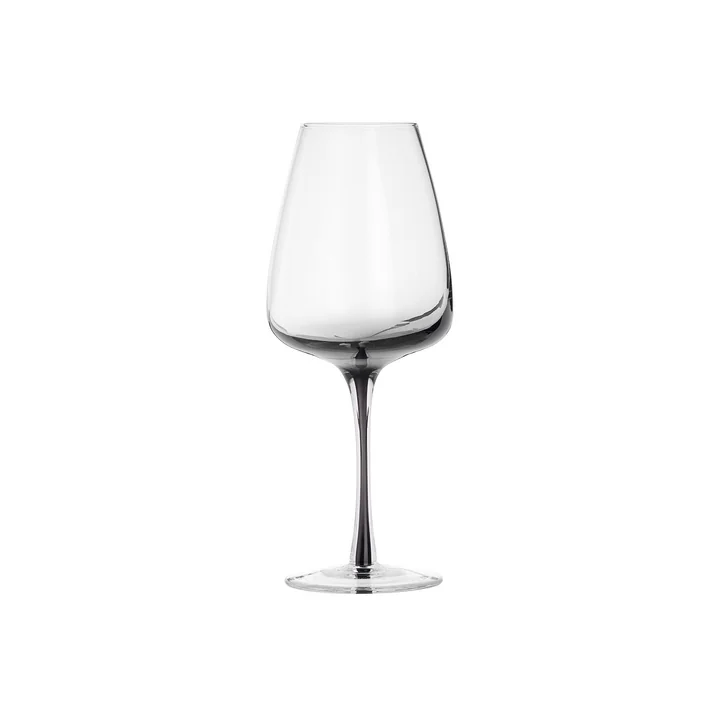 Broste Copenhagen - Smoke Witte wijnglas 400 ml, grijs