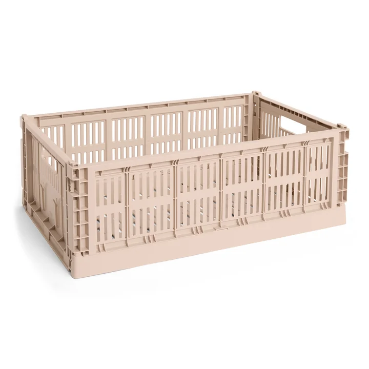 HAY - Colour Crate Mand L, 53 x 34,5 cm, powder, recycled