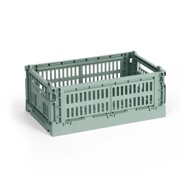 HAY - Colour Crate Mand S, 26,5 x 17 cm, saliegroen, recycled