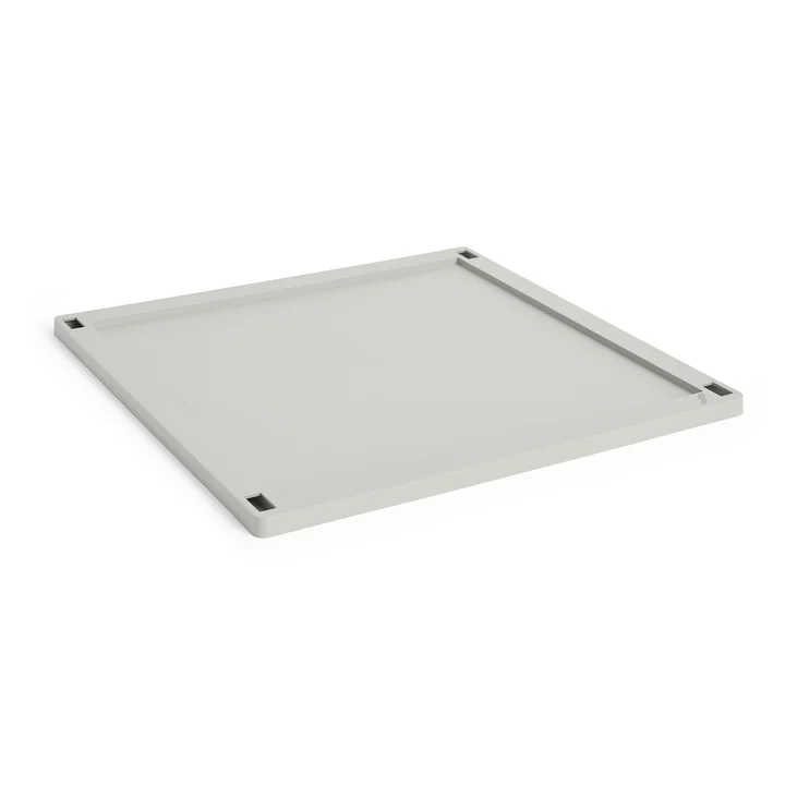 HAY - Kleur Krat Vierkant deksel L, kunststof, grijs