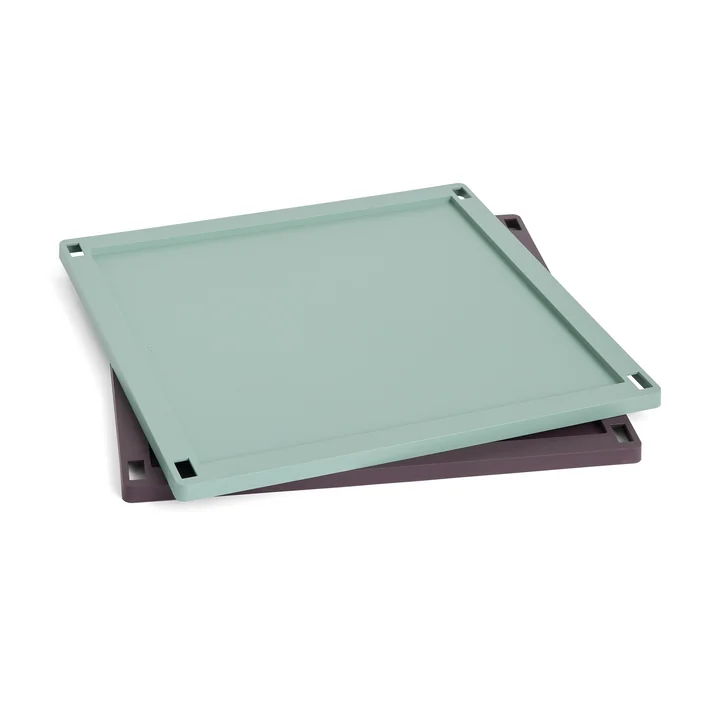 HAY - Kleur Krat Vierkant deksel L, kunststof