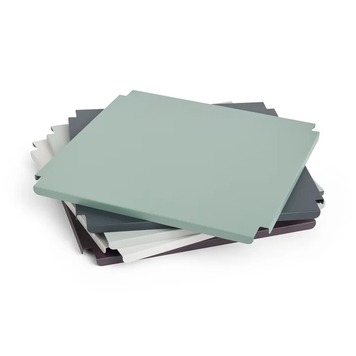 HAY - Kleur Krat Vierkant deksel L, stapelbaar