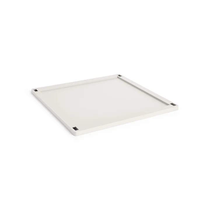 HAY - Kleur Krat Vierkant/ Kubus deksel M, kunststof, gebroken wit