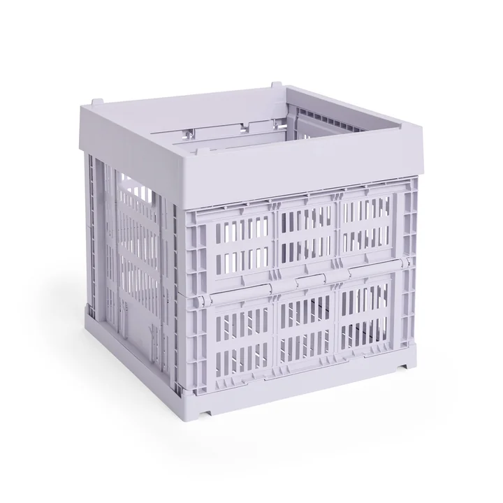 HAY - Colour Crate mand Cube, 29,5 x 29,5 cm, lavendel, gerecycled