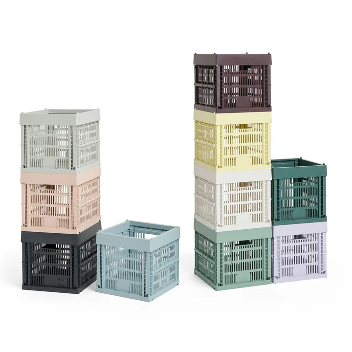 HAY - Colour Crate mand Cube, 29,5 x 29,5 cm, gerecycled
