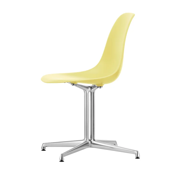 Vitra - Eames Plastic Side Chair DSL RE, gepolijst / citroen