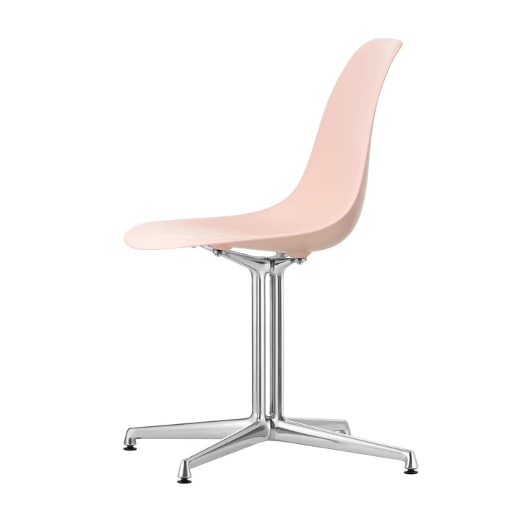 Vitra - Eames Plastic Side Chair DSL RE, gepolijst / lichtroze