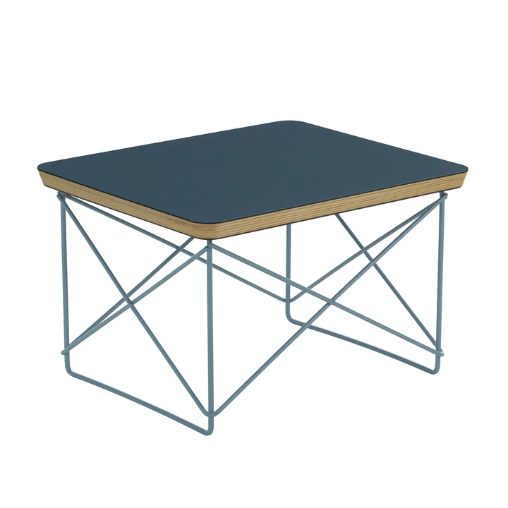 Vitra - Eames Occasional Table LTR , linoleum rookblauw / hemelsblauw