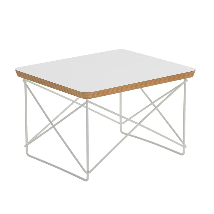 Vitra - Eames Occasional Table LTR , HPL wit / wit