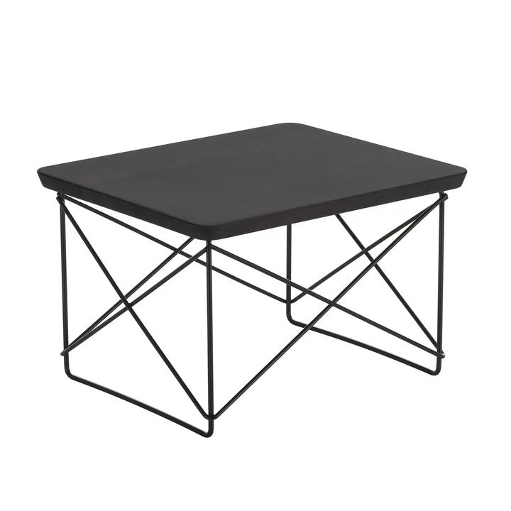 Vitra - Eames Occasional Table LTR , donker eiken / basic donker