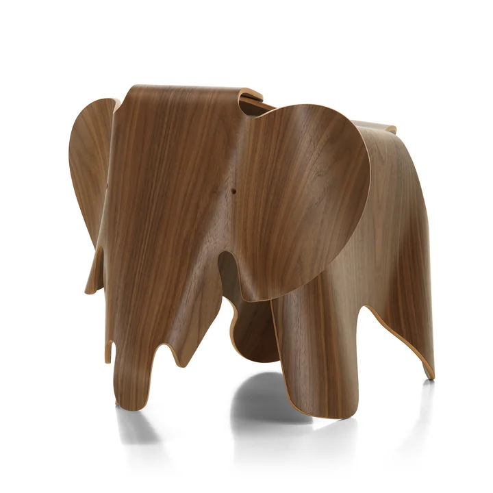 Vitra - Eames Elephant Multiplex, walnoot naturel