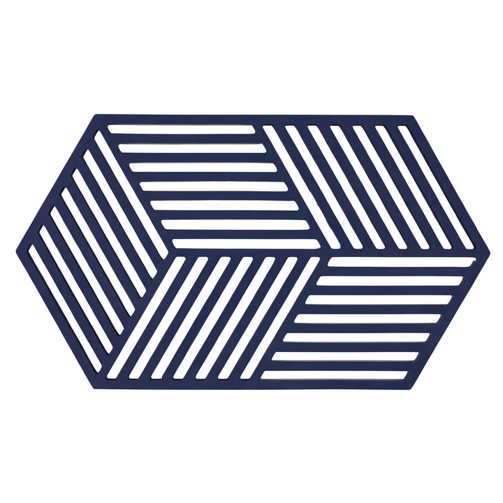 Zone Denmark - Hexagon Onderzetter groot, middernacht