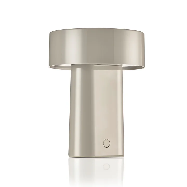 Zone Denmark - Langwerpig oplaadbaar LED-lampje, warm grijs