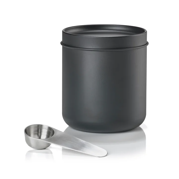 Zone Denmark - Singles Koffieblik met lepel, zwart