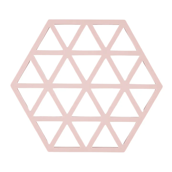 Zone Denmark - Triangle Onderzetter, 16 x 14 cm, roos