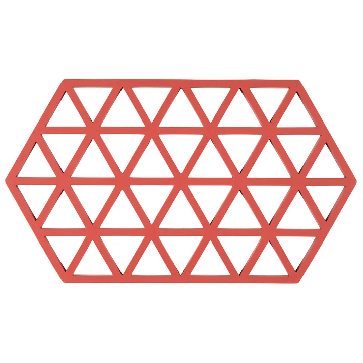Zone Denmark - Triangle Onderzetter, 24 x 14 cm, gebrand rood
