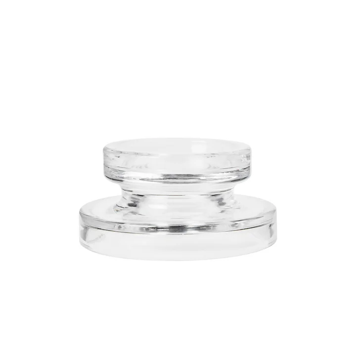 Broste Copenhagen - Petra Kandelaar, Ø 13 x H 6. 5 cm, helder