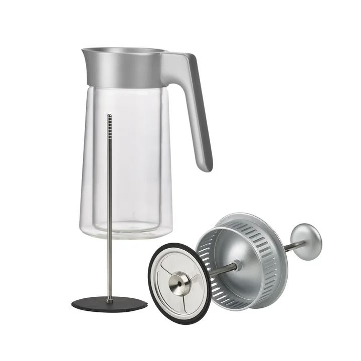 Jacob Jensen - Persfilterkan, 0,8 l, zilver