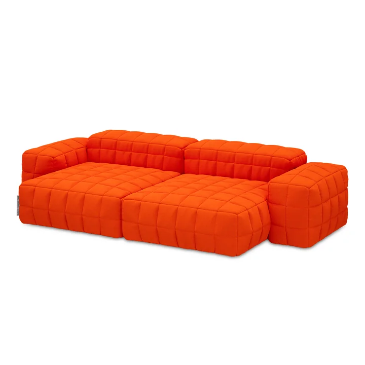 OUT Objekte unserer Tage - Henn Sofa 03, 280 x 140 cm, puur oranje (Vidar 4 0542 van Kvadrat / Raf Simons)