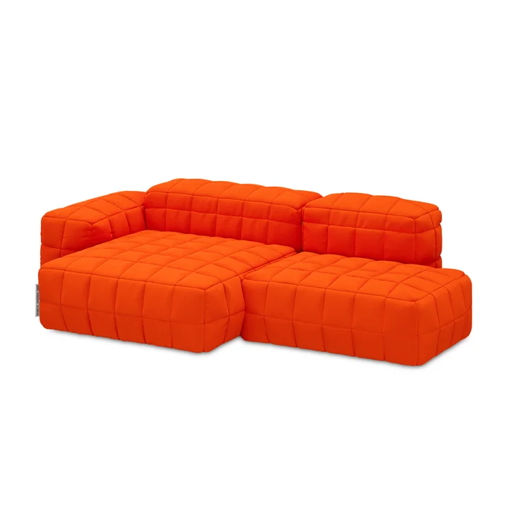 OUT Objekte unserer Tage - Henn Sofa 02, 245 x 140 cm, puur oranje (Vidar 4 0542 van Kvadrat / Raf Simons)