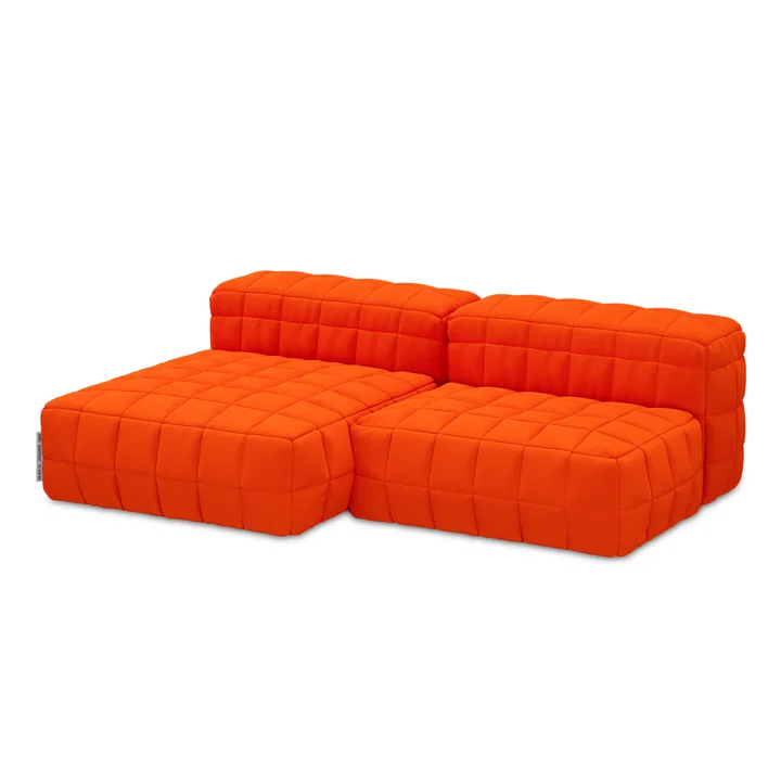 OUT Objekte unserer Tage - Henn Sofa 01, 210 x 140 cm, puur oranje (Vidar 4 0542 by Kvadrat / Raf Simons)