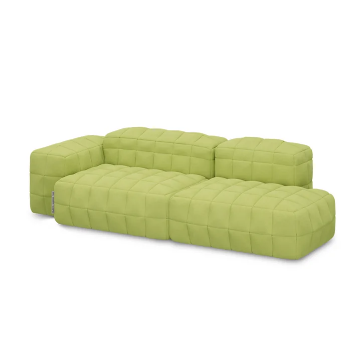OUT Objekte unserer Tage - Henn Sofa 10, 245 x 105 cm, lime (Suunta 0402 van Kvadrat)