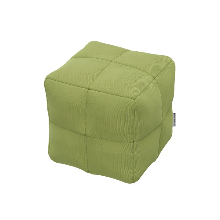 OUT Objekte unserer Tage - Henn Cube Kussen, 32 x 32 x 32 cm, lime (Suunta 0402 van Kvadrat)
