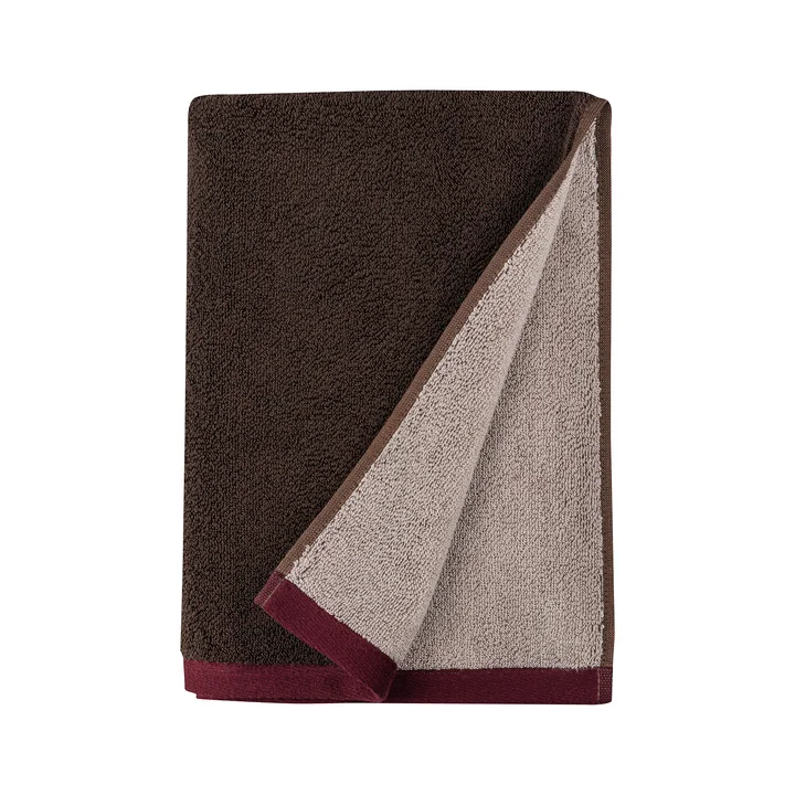 Mette Ditmer - Soft Handdoek, 50 x 90 cm, bruin / zand