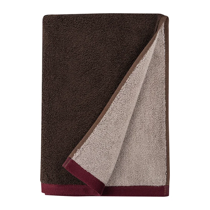 Mette Ditmer - Soft Badhanddoek, 70 x 133 cm, bruin / zand
