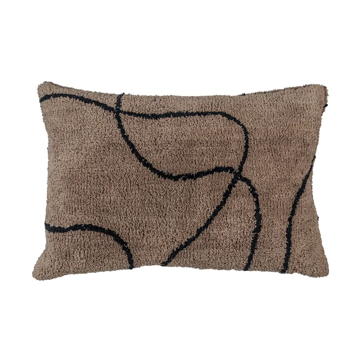 Mette Ditmer - Shadow Kussenhoes, getuft, 40 x 60 cm, bruin