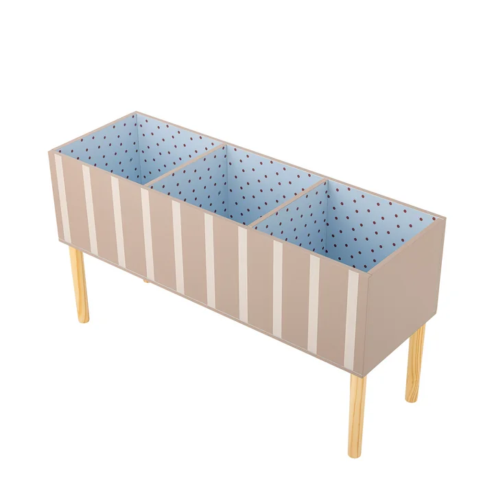 Bloomingville Mini - Salam boekenstandaard, bruin